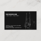 Visitenkarte für Violin Instrument Music (Rückseite)