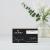 Visitenkarte für visuelle Kunst (Stehend Vorderseite)