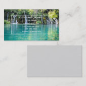 Visitenkarte für Wasserfälle (Vorne/Hinten)