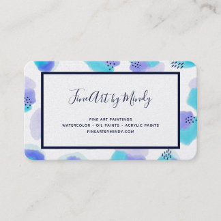 Visitenkarte für Wasserfarben