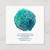 Visitenkarte für Wasserfarben (Rückseite)