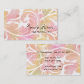 Visitenkarte für Wasserfarben (Vorne/Hinten)