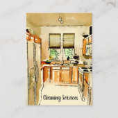 Visitenkarte für Wasserfarben Küche (Vorderseite)