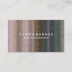 Visitenkarte für Wasserfarben Streifen