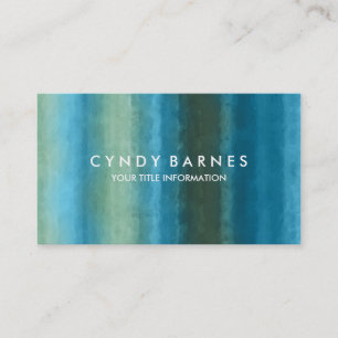 Visitenkarte für Wasserfarben Streifen