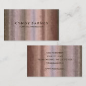 Visitenkarte für Wasserfarben Streifen (Vorne/Hinten)