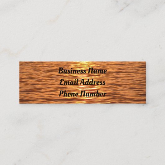 Visitenkarte für Wasserkraftwerke (Vorderseite)