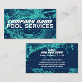 Visitenkarte für Wasserspritzen (Vorne/Hinten)