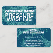 Visitenkarte für Wasserspritzen (Vorne/Hinten)
