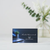 Visitenkarte für Webdesigner (Stehend Vorderseite)
