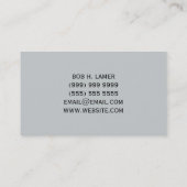 Visitenkarte für Webentwickler (Rückseite)