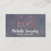 Visitenkarte für Weinstöcke (Vorderseite)