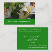 Visitenkarte für weißes Kinderzimmer (Vorne/Hinten)