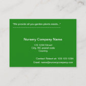 Visitenkarte für weißes Kinderzimmer (Rückseite)