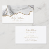 Visitenkarte für Weißgold (Vorne/Hinten)