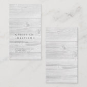 Visitenkarte für Weißholz (Vorne/Hinten)