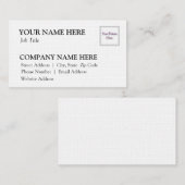 Visitenkarte für Weißwäsche (Vorne/Hinten)