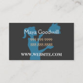 Visitenkarte für Wohnungswesen (Rückseite)