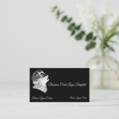 Visitenkarte für Wolf & Raven (Stehend Vorderseite)