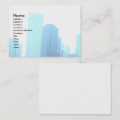 Visitenkarte für Wolkenkratzer (Vorne/Hinten)