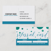 Visitenkarte für Zahnärzte Empfehlungskarte (Vorne/Hinten)