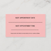 Visitenkarte für Zahnärzte - Zahnärzte Karten (Rückseite)