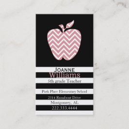 Visitenkarte für Zickzack Apple- und Stripteditore Terminkarte