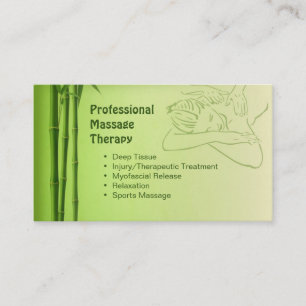 Visitenkarte für zugelassene Massage-Therapeuten Terminkarte