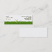 Visitenkarte Garden_jardín 76x25mm (Vorne/Hinten)