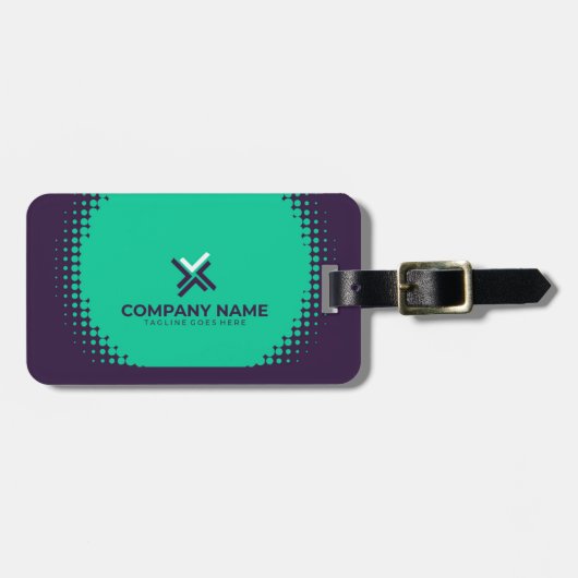 Visitenkarte Gepäckanhänger (Vorderseite horizontal)