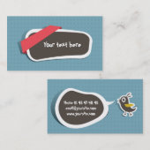 Visitenkarte Gezwitscher (Vorne/Hinten)