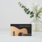 Visitenkarte: Gitarren-Lektionen Visitenkarte (Stehend Vorderseite)