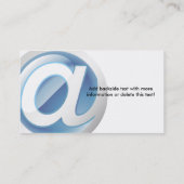 Visitenkarte-glatte Netz-Ikone Visitenkarte (Rückseite)