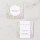 Visitenkarte - Glitzer - Neues Design (Vorne/Hinten)
