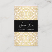Visitenkarte, Goldaussehen von Wedding Celebrant Visitenkarte (Rückseite)