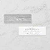 Visitenkarte - graues Korn (Vorne/Hinten)