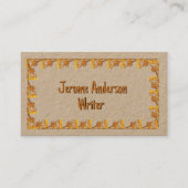 Visitenkarte - Grenze zu den goldenen Blätter (Vorderseite)