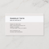 Visitenkarte, großes Foto für Innendekoration Visitenkarte (Vorderseite)