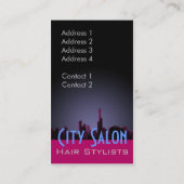 Visitenkarte - Haarstylisten (Rückseite)