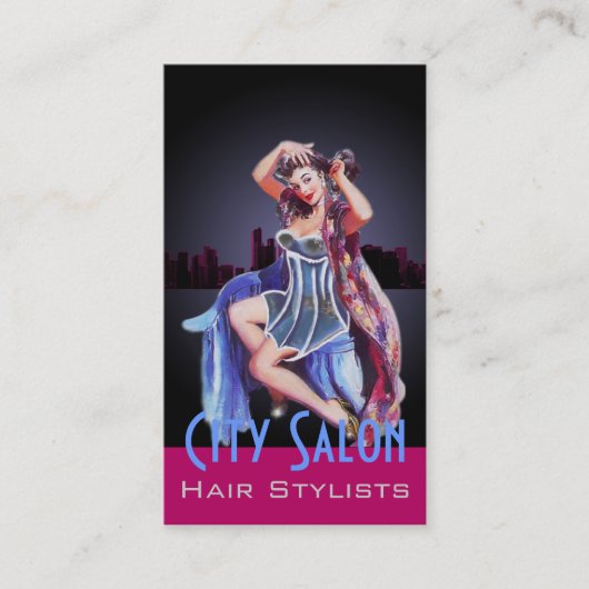 Visitenkarte - Haarstylisten (Vorderseite)