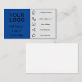 Visitenkarte - halb & halb (Vorne/Hinten)