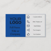 Visitenkarte - halb & halb (Vorderseite)