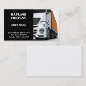 Visitenkarte Haulage Company (Vorne/Hinten)