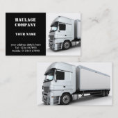 Visitenkarte Haulage Company (Vorne/Hinten)