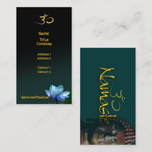 Visitenkarte, HeilHände Visitenkarte (Vorne/Hinten)