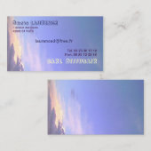 VISITENKARTE HIMMEL UND WOLKE (Vorne/Hinten)