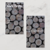 VISITENKARTE HOLZ (Vorne/Hinten)