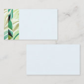 Visitenkarte hübsch, sauber, tropisch (Vorne/Hinten)