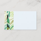 Visitenkarte hübsch, sauber, tropisch (Vorderseite)