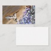 Visitenkarte - Hummingbird Original Kunst durch Be (Vorne/Hinten)
